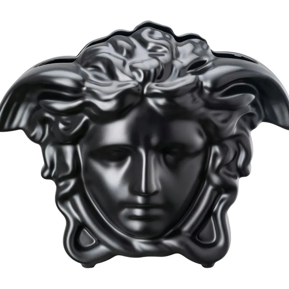 Medusa Grande Vase 21 cm, Black