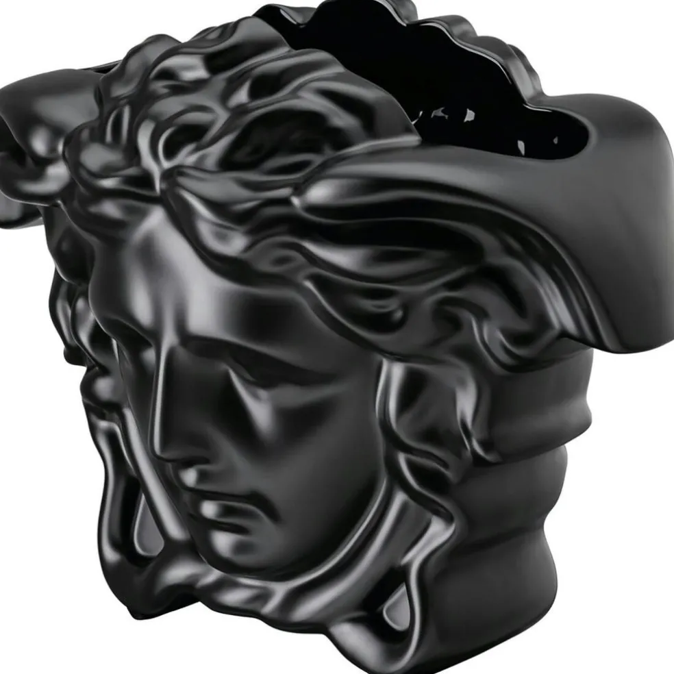 Medusa Grande Vase 21 cm, Black