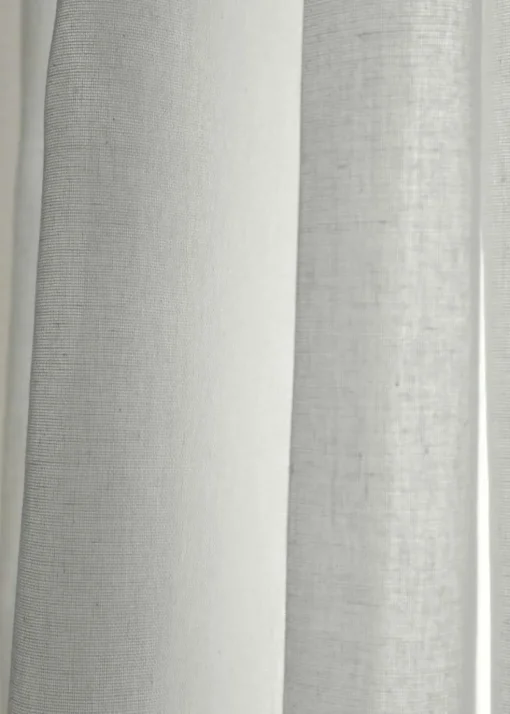 Mimmi Curtain Recycled Fabric Double Width, Natural White, 290x250 cm