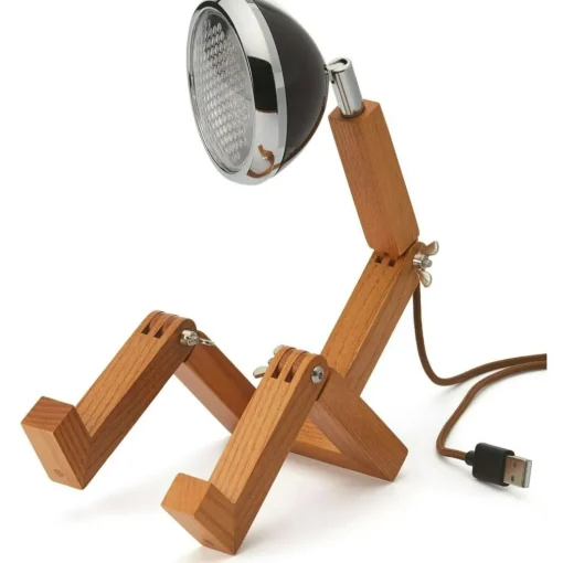 Mini Wattson Table Lamp, Ash / Fashion Black