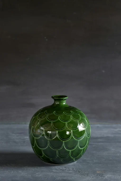 Misty Vase 23 cm, Green