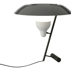 Model 548 Table Lamp, Polished Brass / Grey