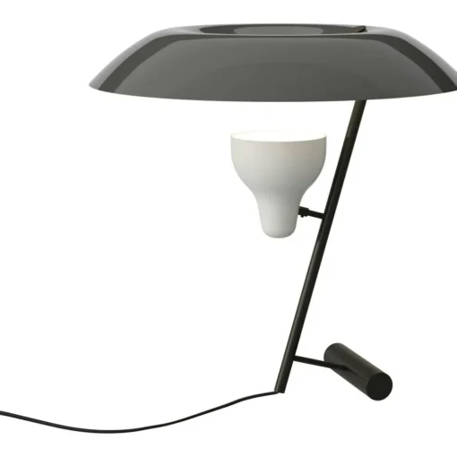 Model 548 Table Lamp, Polished Brass / Grey