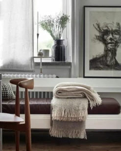 Mohair Blanket 130x170 cm, Moss