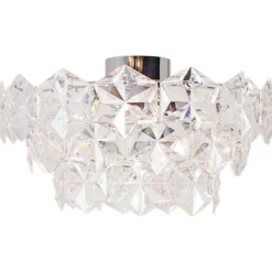 Monarque Flush Ceiling Light 50 cm, Black