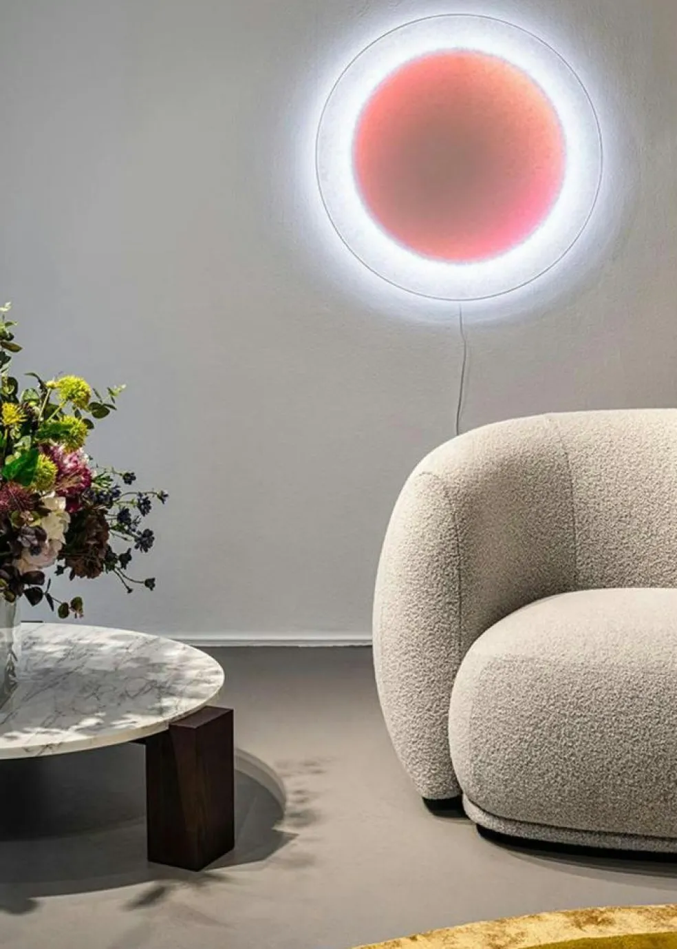 MoodMoon Wall/Ceiling Lamp 85 cm, Red