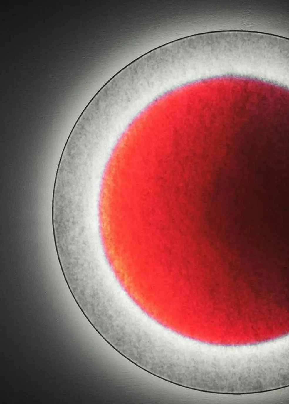 MoodMoon Wall/Ceiling Lamp 85 cm, Red