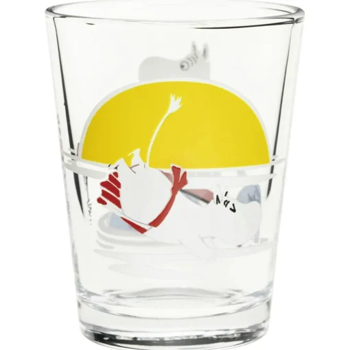 Moomin Drinking Glass 22 cl, Garden Party