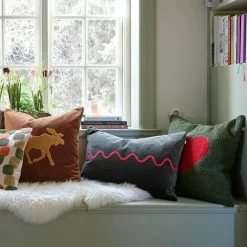 Moose Cushion Cover 50x50 cm, Tan