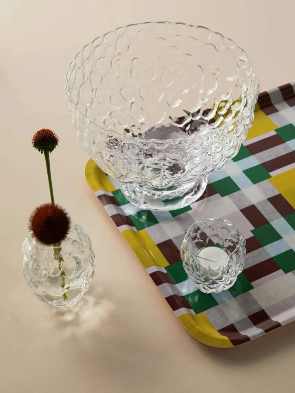 Moss Bowl 19 cm, Clear
