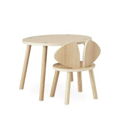 Mouse Children's chair (2-5 years), Matt lacquered Oak