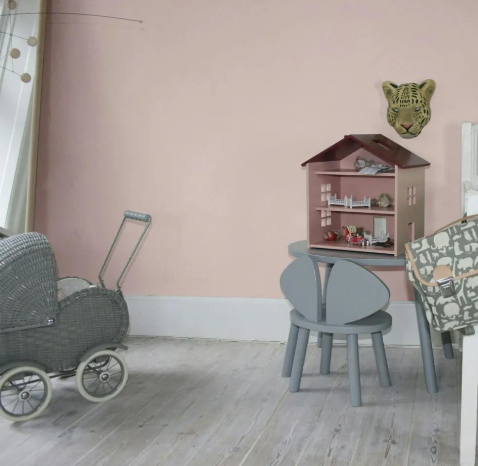 Mouse Children's chair (2-5 years), Matt lacquered Oak