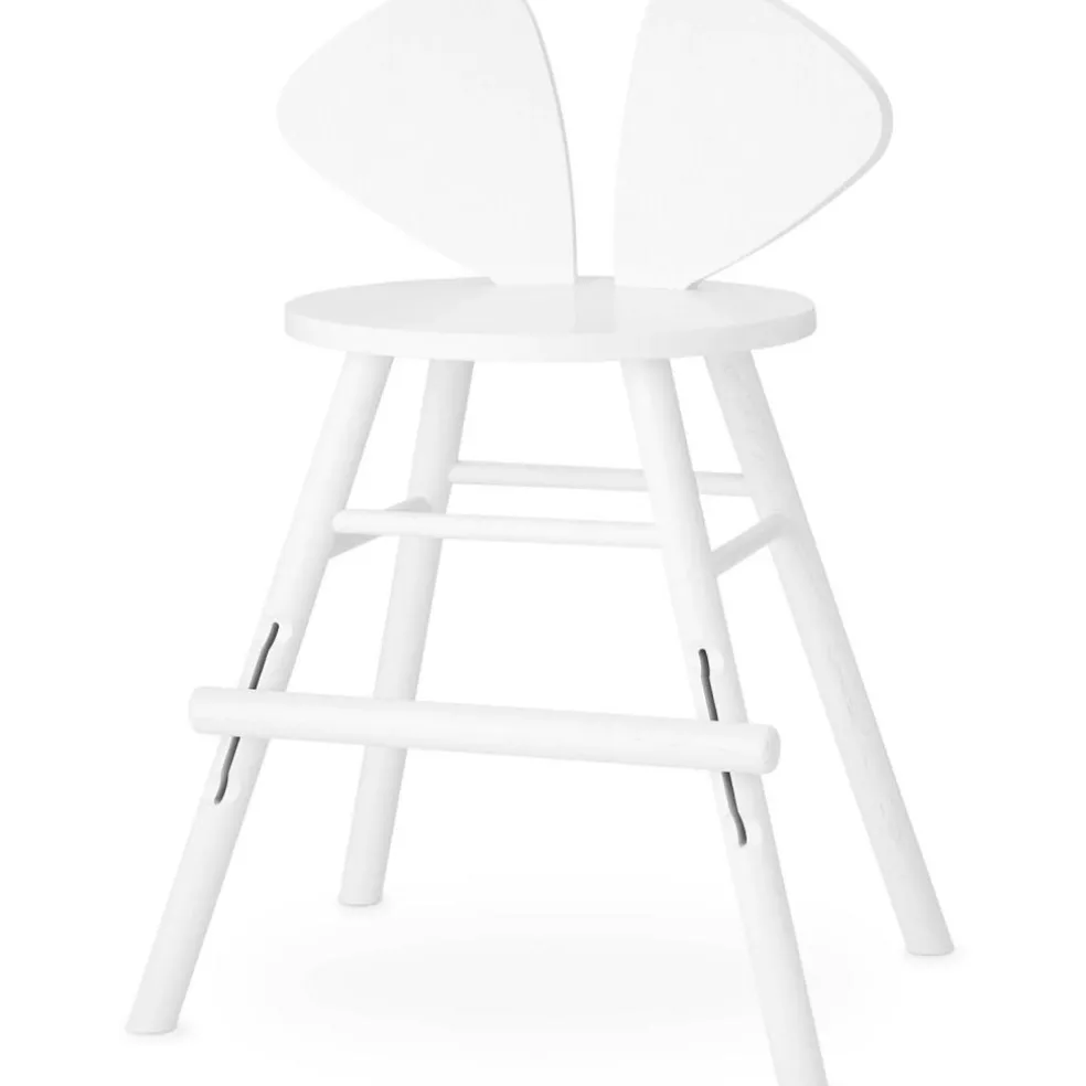 Mouse Junior Child Chair (3-9 years), White Ash