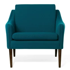 Mr. Olsen Lounge Chair, Dark Green / Walnut Oiled Oak