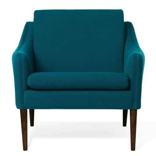 Mr. Olsen Lounge Chair, Dark Green / Walnut Oiled Oak