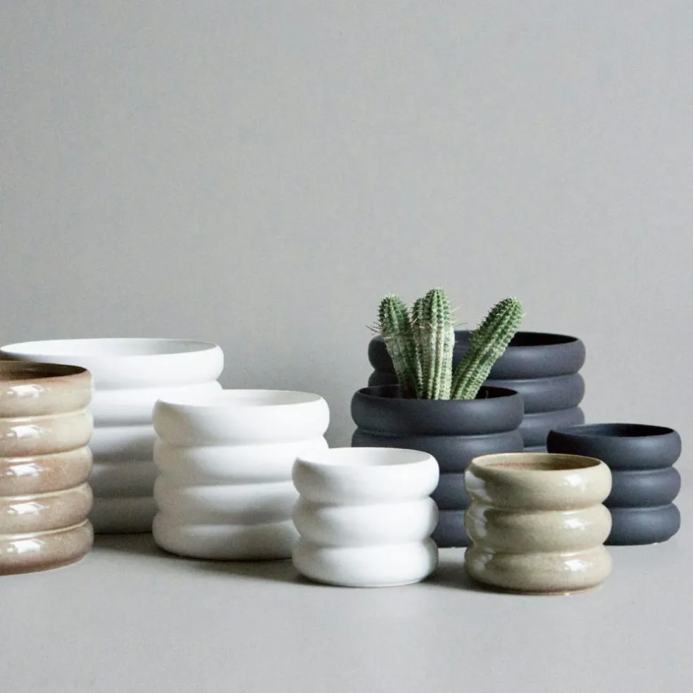 Mud Pot Medium, White