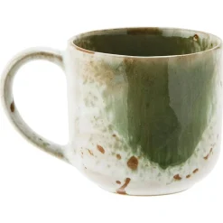 Mug 8 cm, Green / White