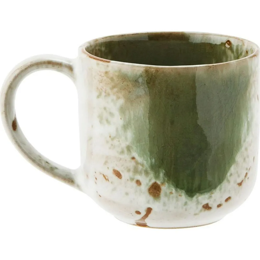 Mug 8 cm, Green / White