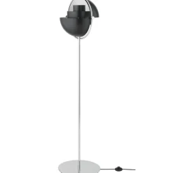Multi-Lite Floor Lamp, Brass/Black