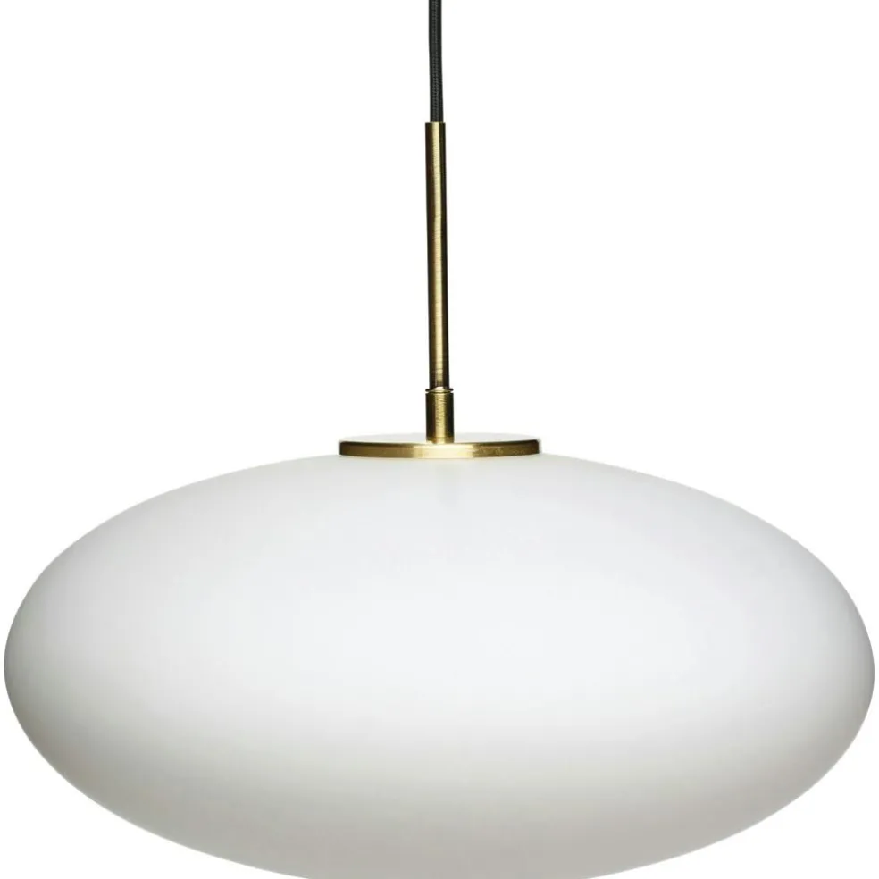 Muse Ellipse Pendant Lamp Ø40 cm, White