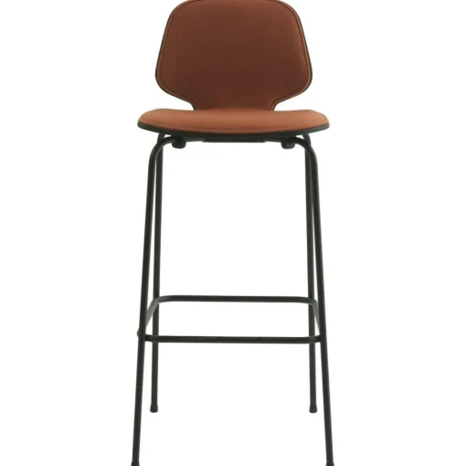 My Chair Bar Stool 75 cm, Cognac / Black Steel