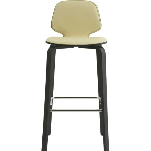 My Chair Bar Stool 75 cm, Cognac / Black Steel