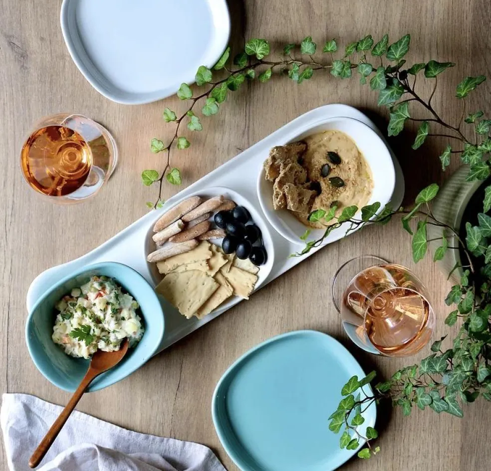 Naoto Serving Dish 12,5x42 cm, White