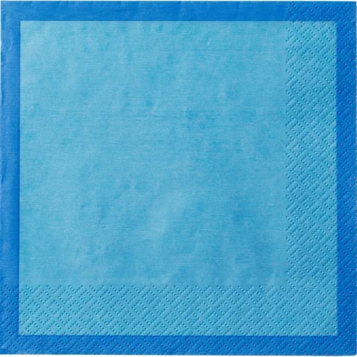 Napkins 33x33 cm, Electric Blue