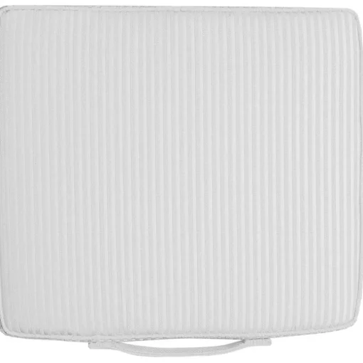 Narrow Stripe Boat Cushion 40x45 cm, White