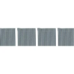 Narrow Stripe Coasters 10x10 cm 4-pack, Grey