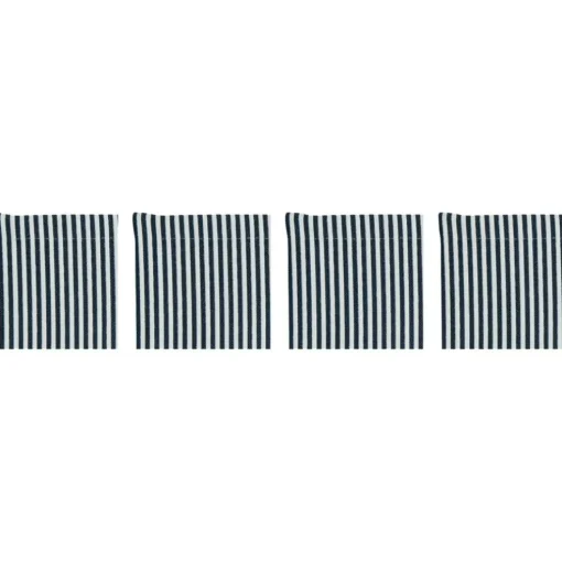 Narrow Stripe Coasters 10x10 cm 4-pack, Grey