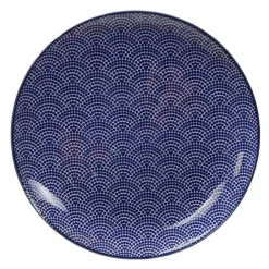 Nippon Blue Plate 20,6 cm, Lines