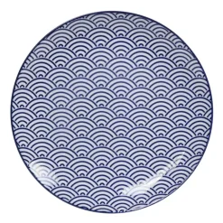 Nippon Blue Plate 25,7 cm, Lines