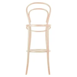 No 14 Barstool 61 cm, Black Grain