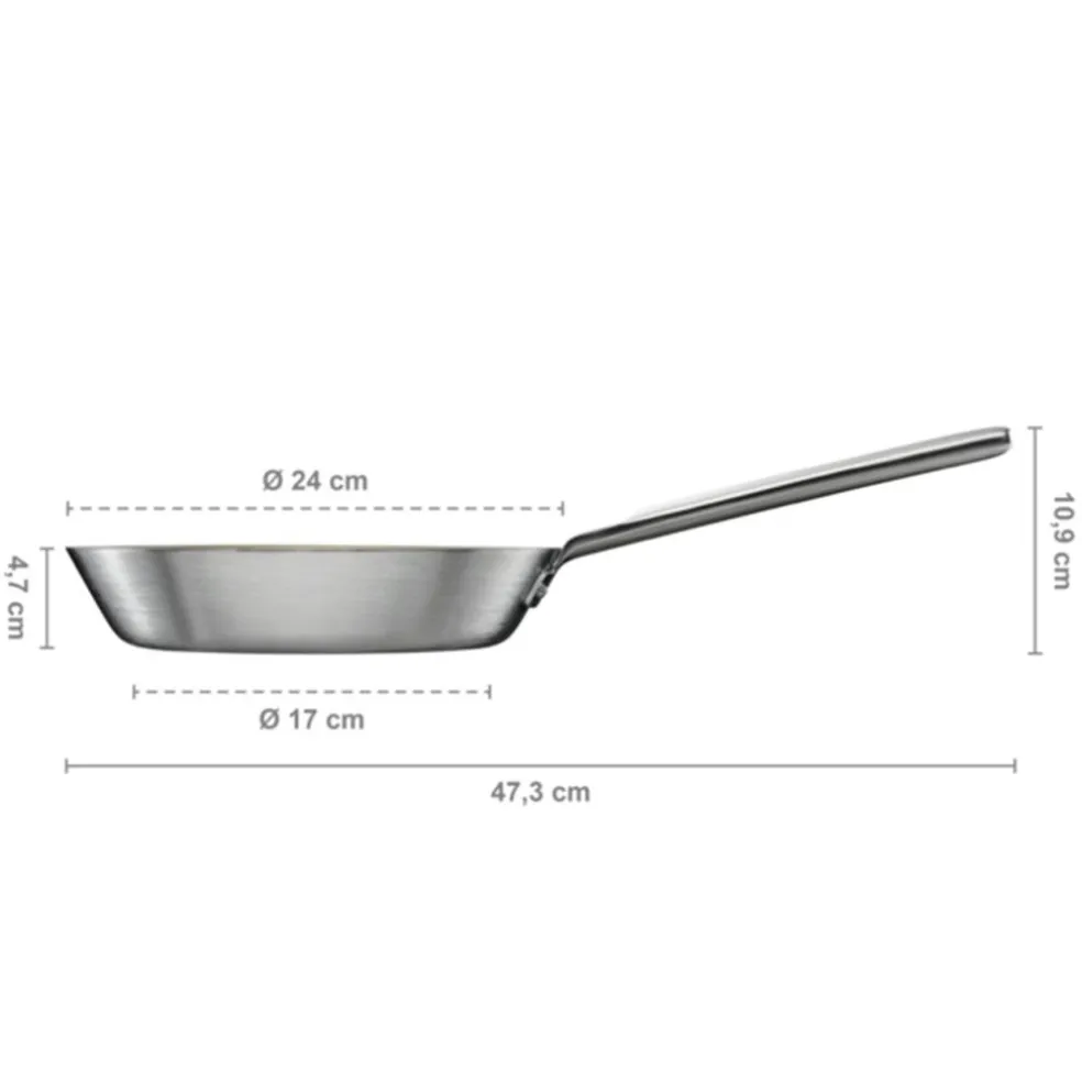 Norden Frying Pan Stainless Steel, 24 cm