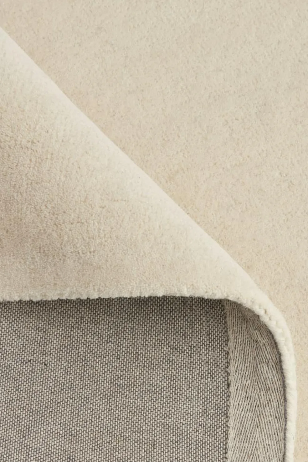 Nordic Plain Wool Rug 180x270 cm, Clay
