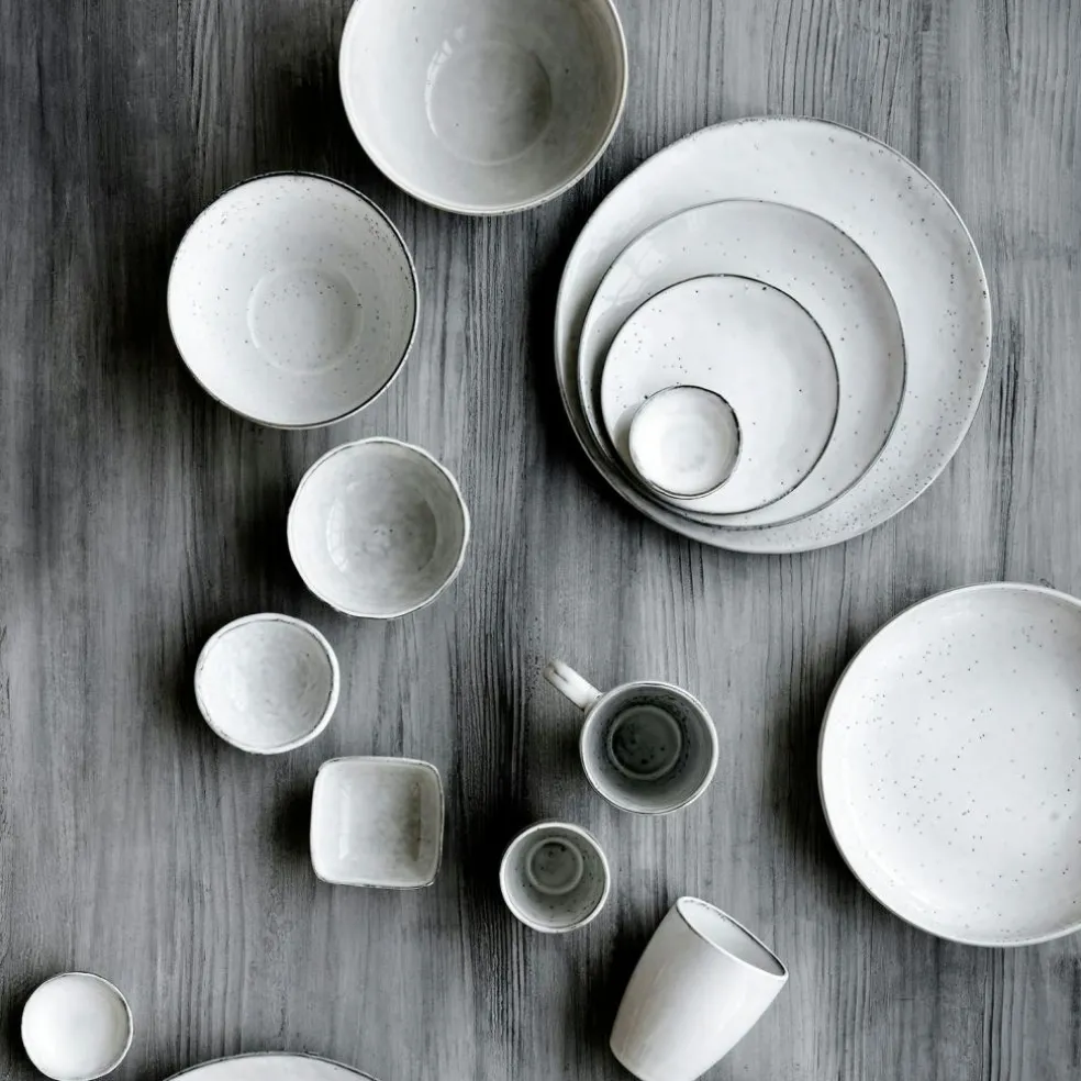 Nordic Sand Butter Dish 7cm, Sand