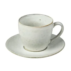 Nordic Sand Cup With Saucer 15 cl, Sand