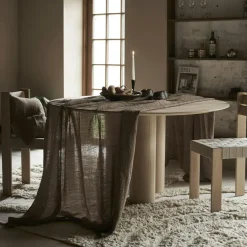 Norrvik Candle Holder Brown, Ø7,5 cm