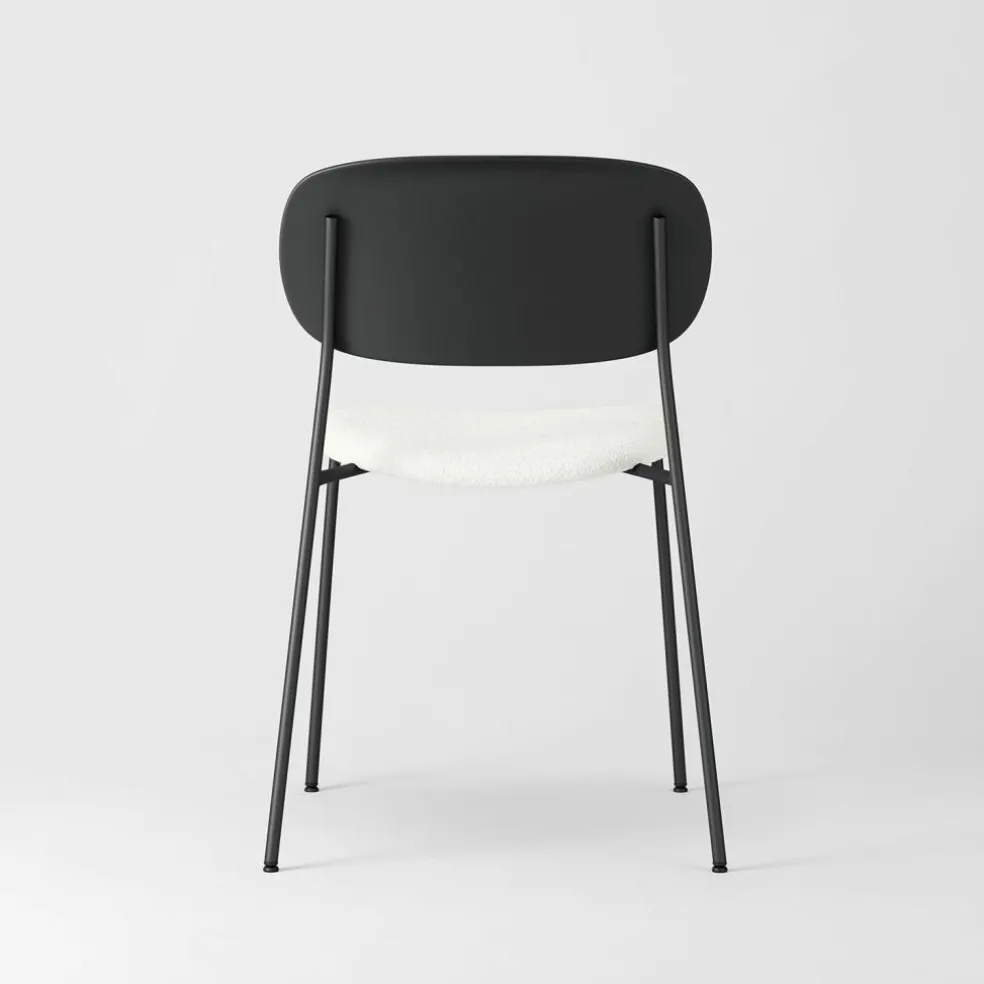 Note Chair, Oak / Beige Bouclé / White