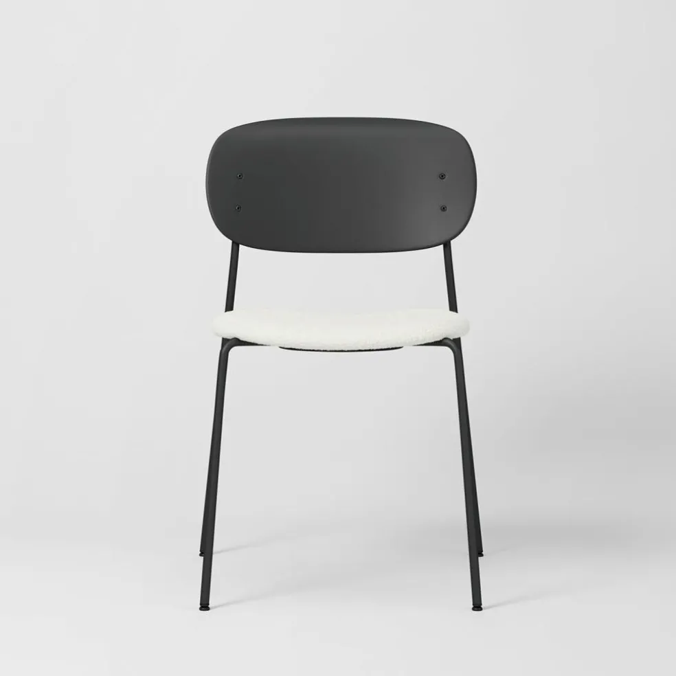 Note Chair, Oak / Beige Bouclé / White