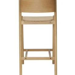 Oblique Bar Stool, Natural