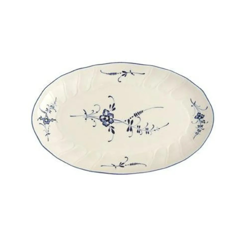 Old Luxembourg Oval Platter, 24 cm