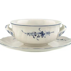 Old Luxembourg Soup Cup With Saucer