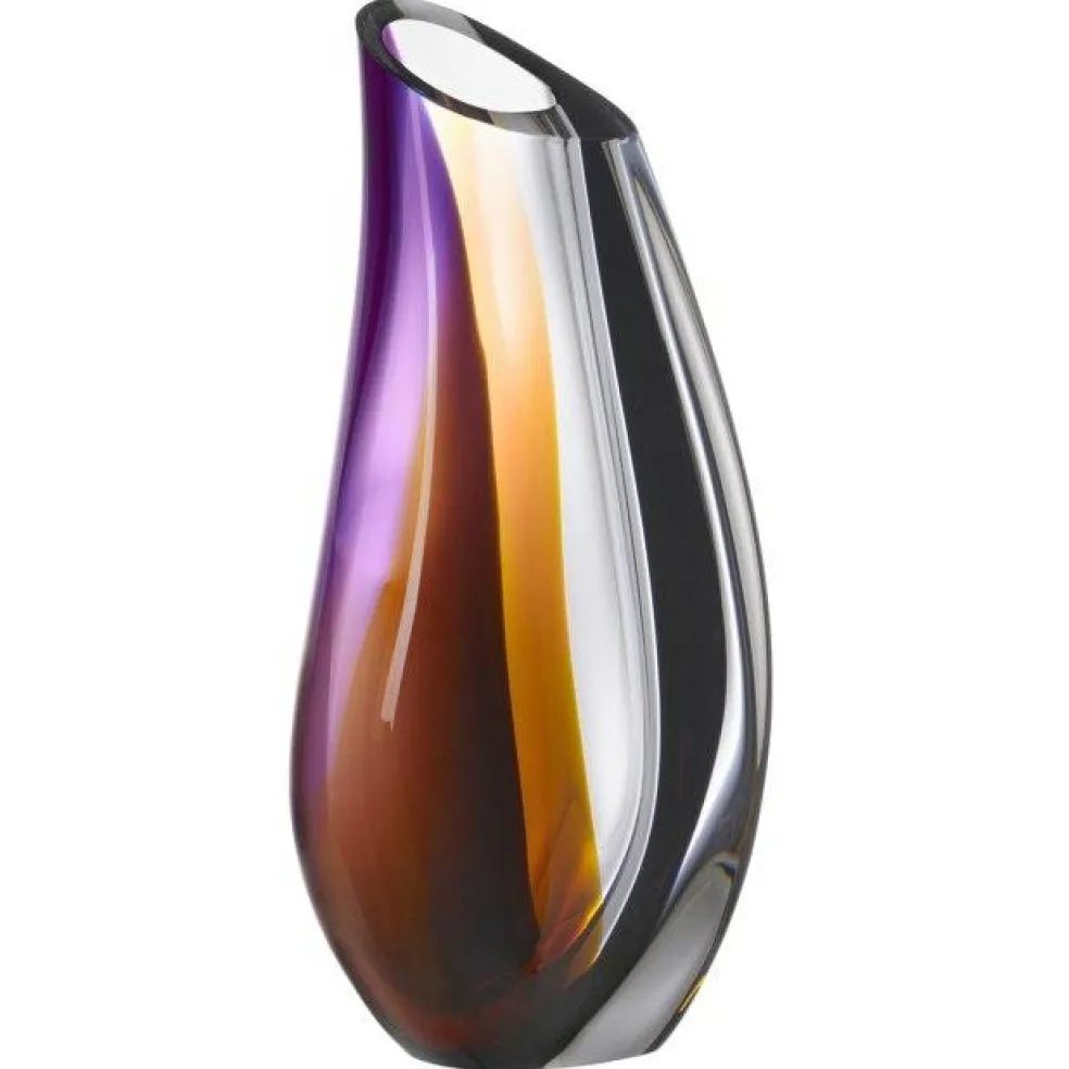 Orchid Vase Purple/Amber