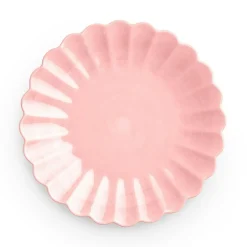 Oyster Plate, Orange, 20 cm