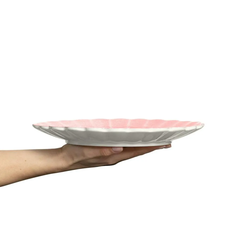 Oyster Plate, Yellow, 28 cm