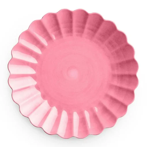 Oyster Plate, Yellow, 28 cm
