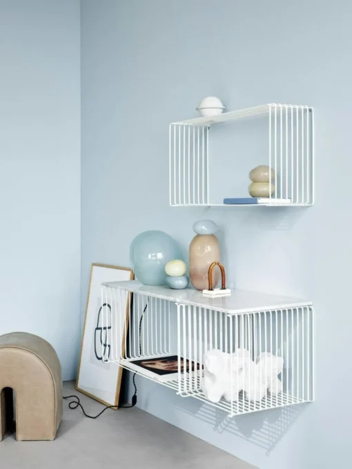 Panton Wire Shelf 34, Chrome