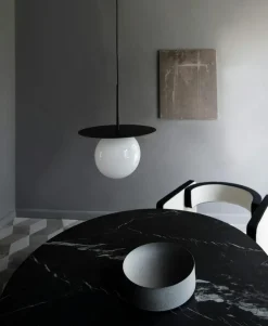 Paris Nights Pendant Black, Ø25 cm